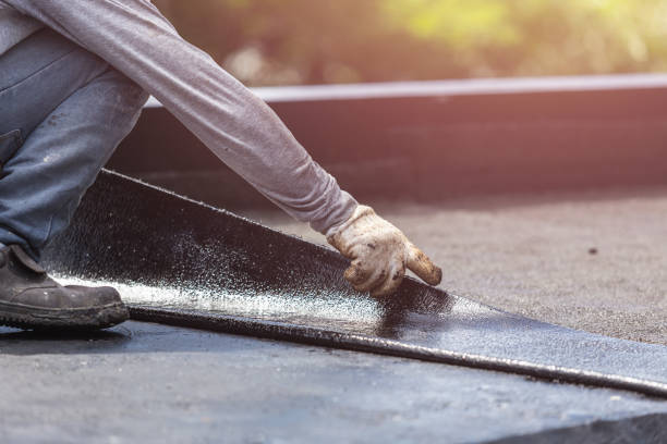 Professional Waterproofing technician working in Bloomingdale, IN